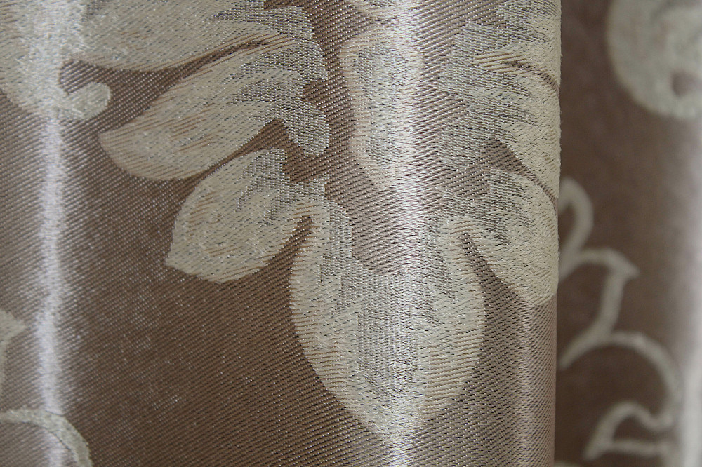 Двостороння тканина блекаут-софт, колекція "Корона" колір карамельний з бежевим 1280ш (А) Київ - фото 8