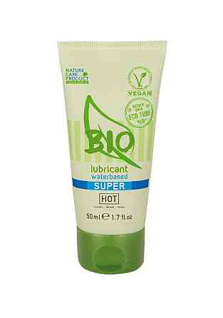 Органический лубрикант на водной основе Hot Bio Lube Super, 50 мл Sex Aura Киев