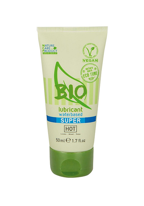 Органический лубрикант на водной основе Hot Bio Lube Super, 50 мл Sex Aura Киев - изображение 1