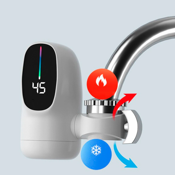 Проточный водонагреватель до + 50°,с LCD экраном SBR Киев