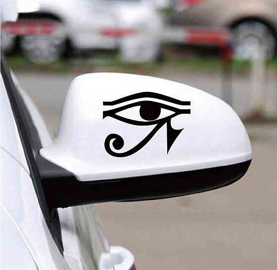 Виниловая наклейка на авто и любую поверхность -  Глазки на зеркалах Черновцы