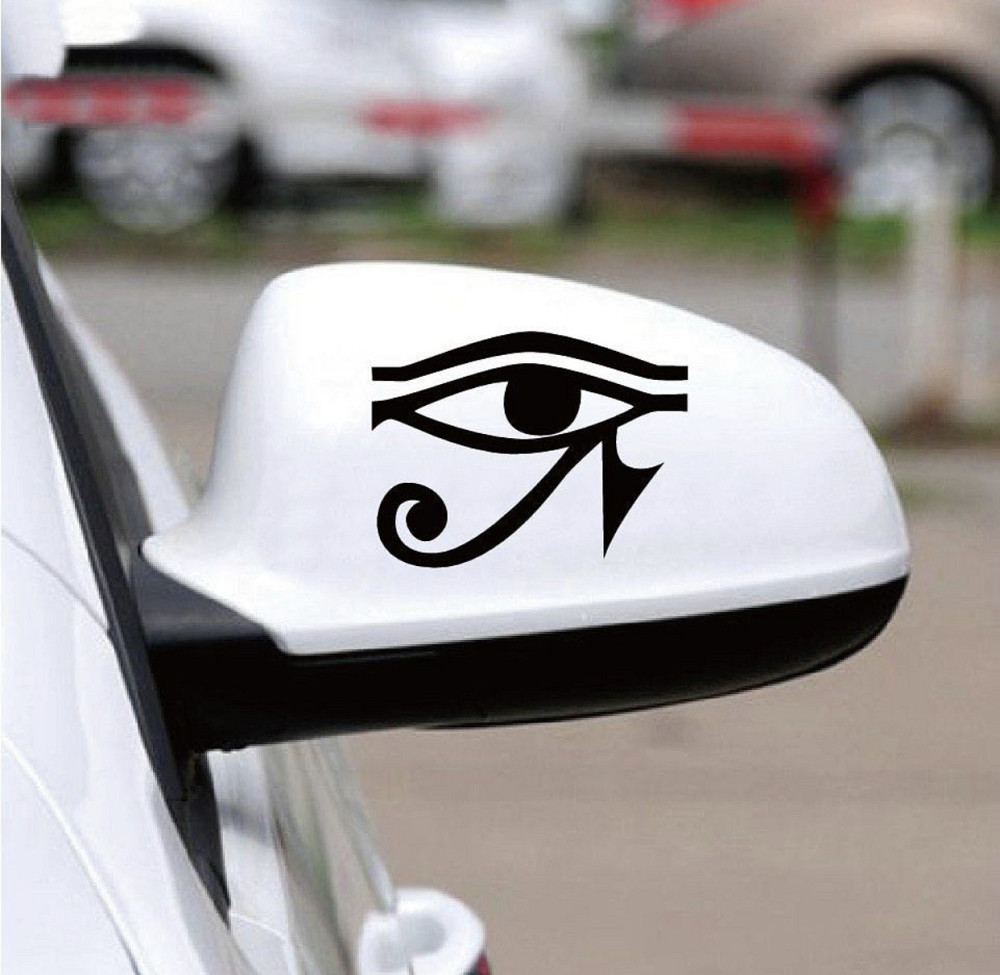 Вінілова наклейка на авто та будь яку поверхню — Око на дзеркалах Чернівці - фото 1