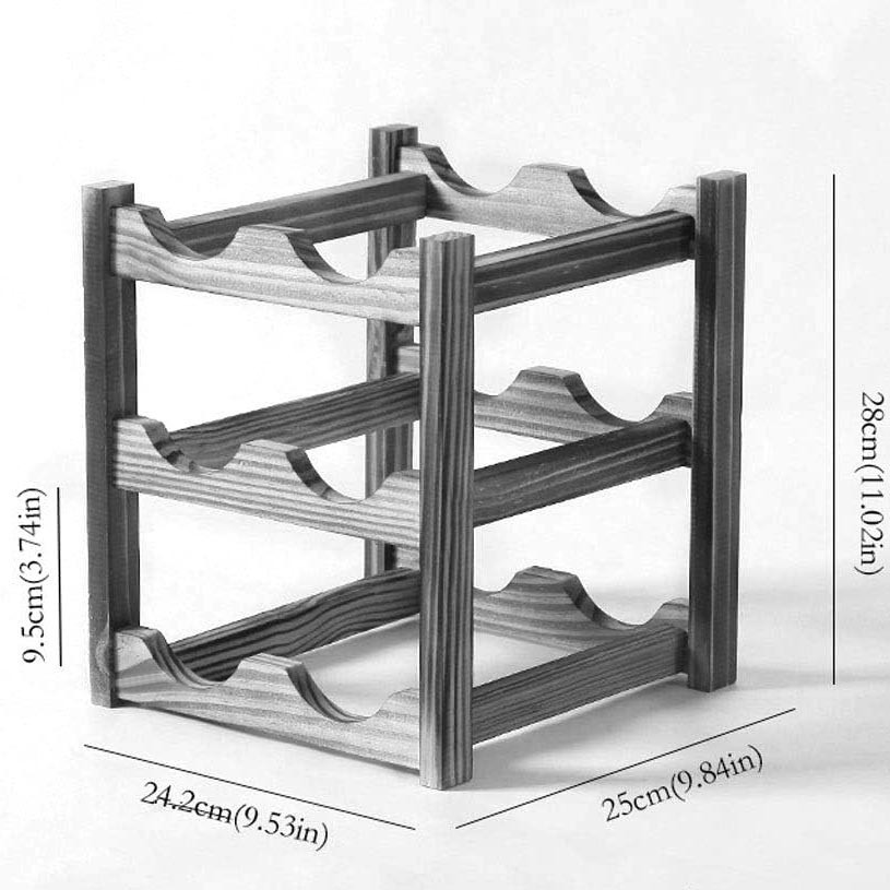Настільна винна полиця "Алента 6" трюфель Миколаїв - фото 2