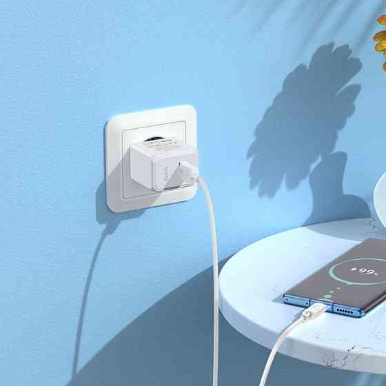 Сетевое зарядное устройство с кабелем HOCO CS11A Ocean single port charger set(Type-C) White Одесса