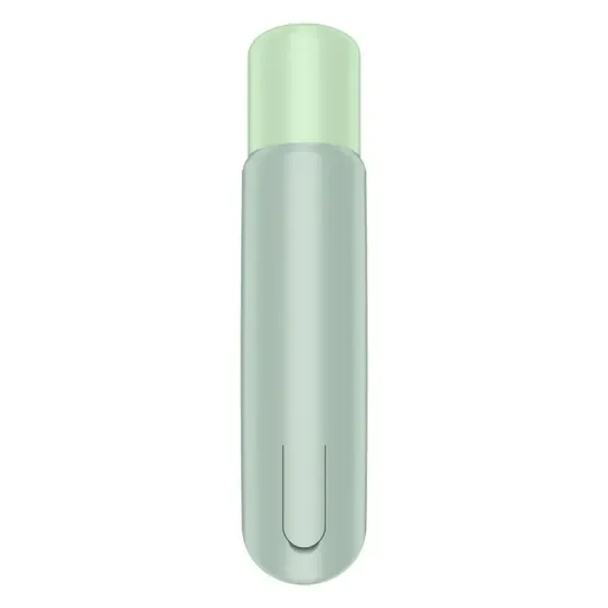 Вакуумний стимулятор Satisfyer Naughty Kiss для клітора, зелений, 12 × 2,7 см Sex Aura Київ