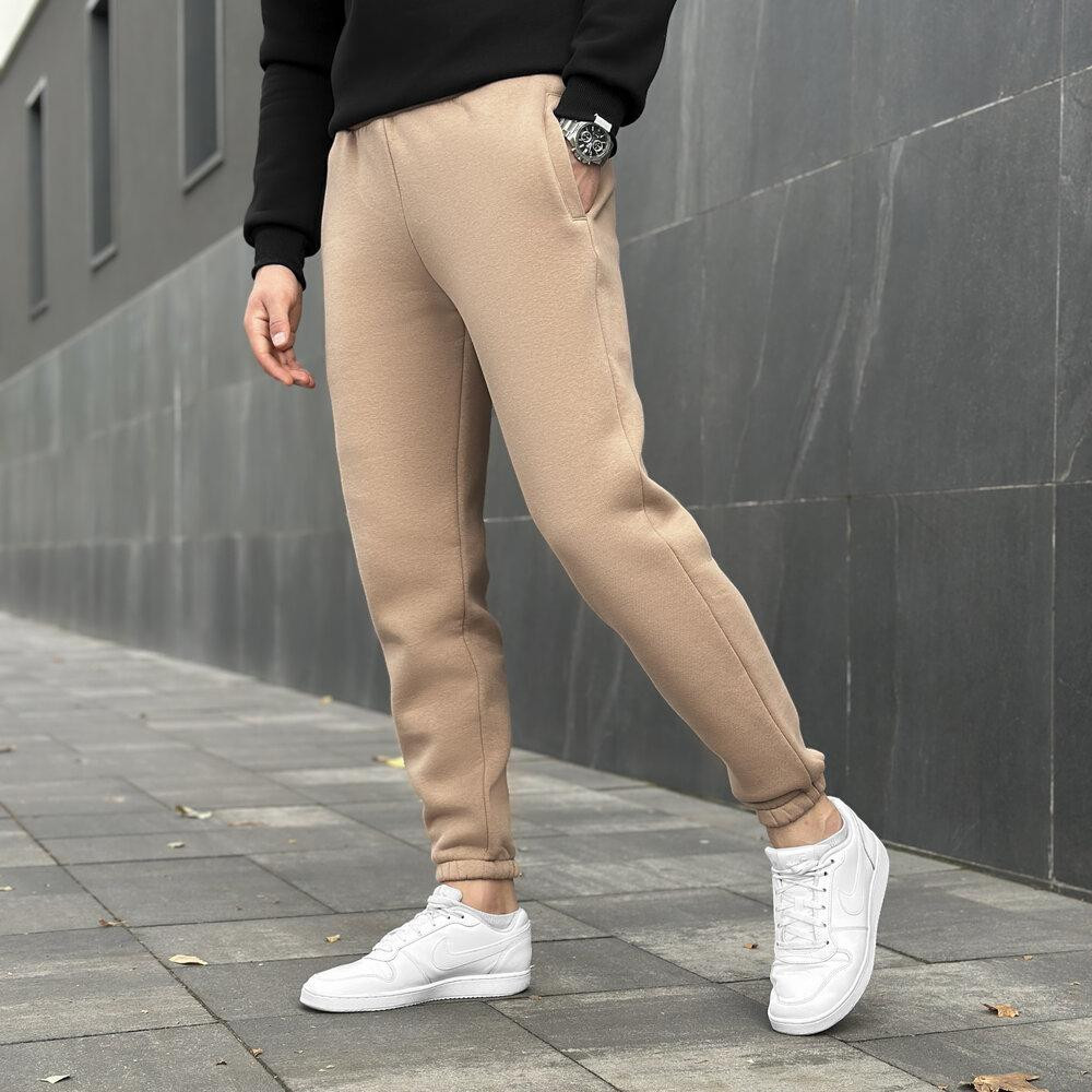 Чоловічі штани джогери з кишенями кемел Pobedov 007 ЗИМА Київ - фото 8