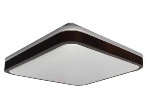 GLOW матовий 60W  391*391*65мм 3000К-6500К з ДК горіх Дніпро