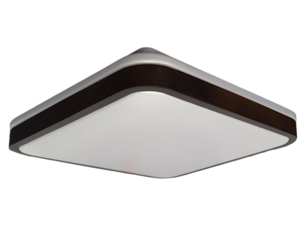 GLOW матовий 60W  391*391*65мм 3000К-6500К з ДК горіх Дніпро - фото 1