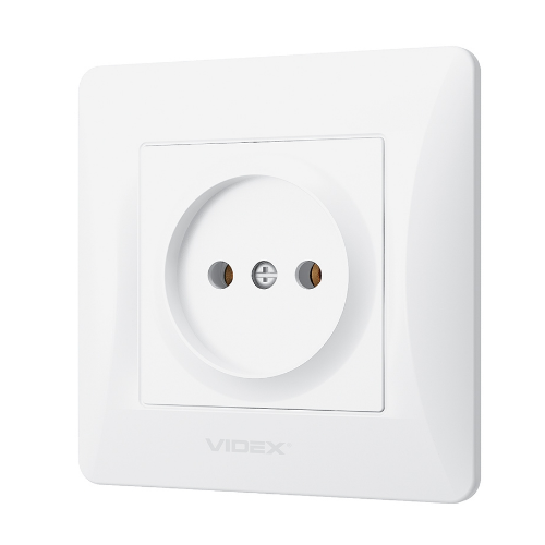 BINERA білий Розетка внутрішня 1-а Videx Житомир - фото 4