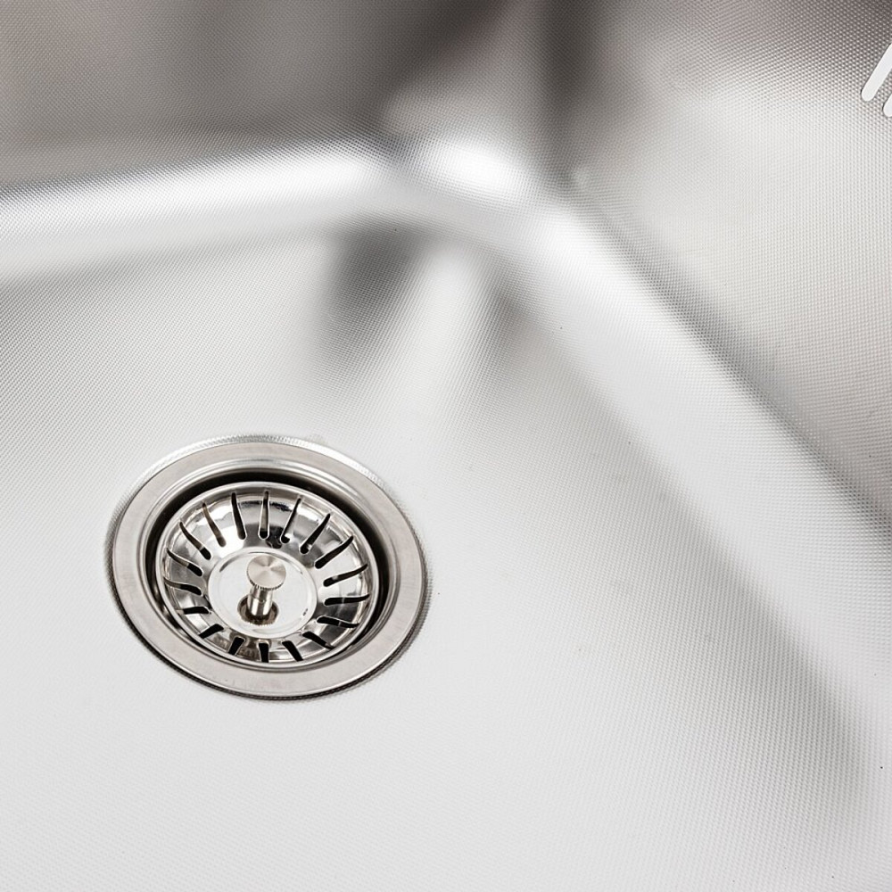 VALESO Кухонна мийка з нержавіючої сталі Valeso ДЕКОР 6550 (0,8/180 мм) Коломия - фото 14