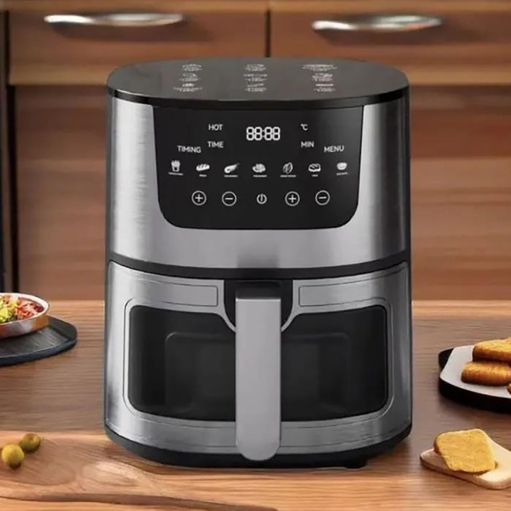 Аэрофритюрница безмасляная 7л, 2400Вт, Silver Crest / Фритюрница без масла / Сенсорная мультипечь / Аэрогриль Киев - изображение 4