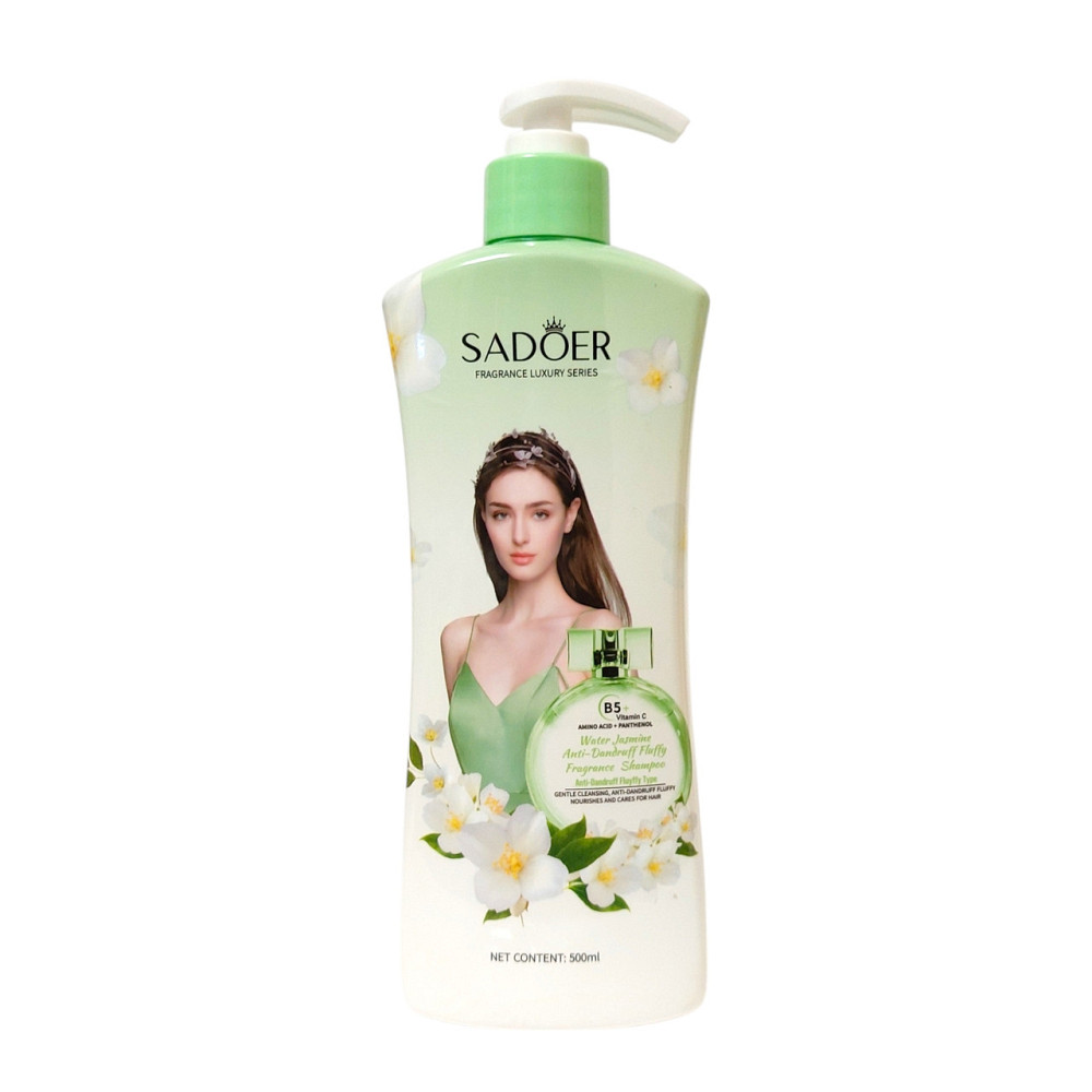 Шампунь для волос Sadoer Jasmin 500 мл против перхоти с экстрактом жасмина Запорожье - изображение 1