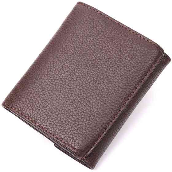 Женский компактный кошелек из натуральной кожи KARYA 21341 Коричневый Киев