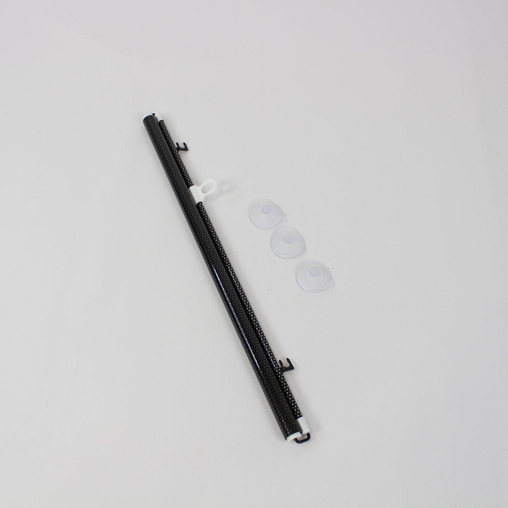 Рулонна сонцезахисна шторка на вікно 125х58см, Чорна / Рулонна штора від сонця на пластикові вікна Київ - фото 8