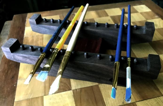 Органайзер для пензлів "Прамері" венге Миколаїв - фото 1