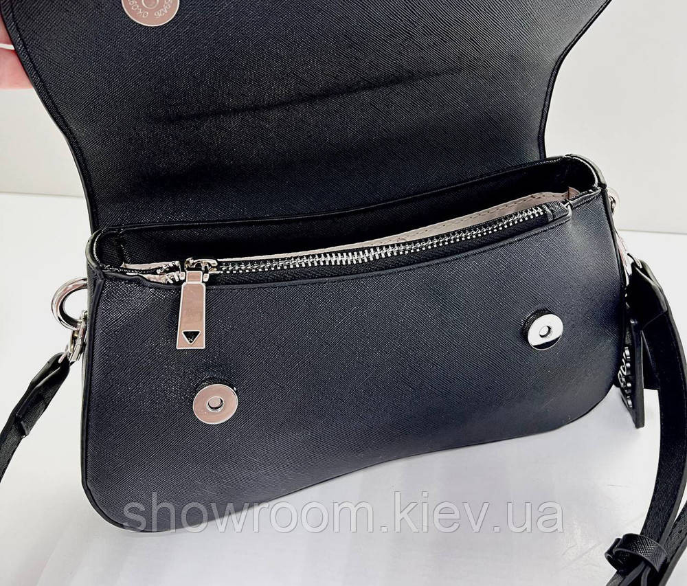 Женская сумочка на плечо Guess (813019) black Киев - изображение 5