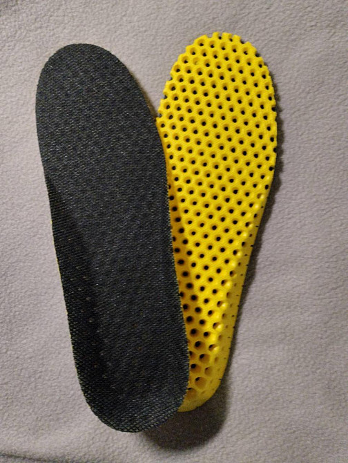 Устілка, устілка спортивна, що амортизує, обрізна стільники,чорний колір Insoles Health Харків - фото 1