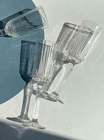 Набір келихів для шампанського 6 шт "Соната" 120 мл прозорий для дому та ресторану 102-305 Київ