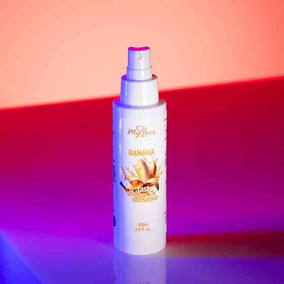 Інтимний гель-лубрикант - MyLove Taste Slide Sensitive Banana, 100 мл Sex Aura Київ