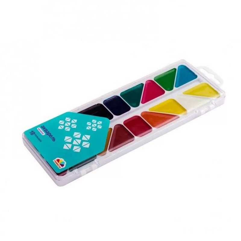 Акварельні фарби 300104, 18 кольорів Вінниця - фото 1