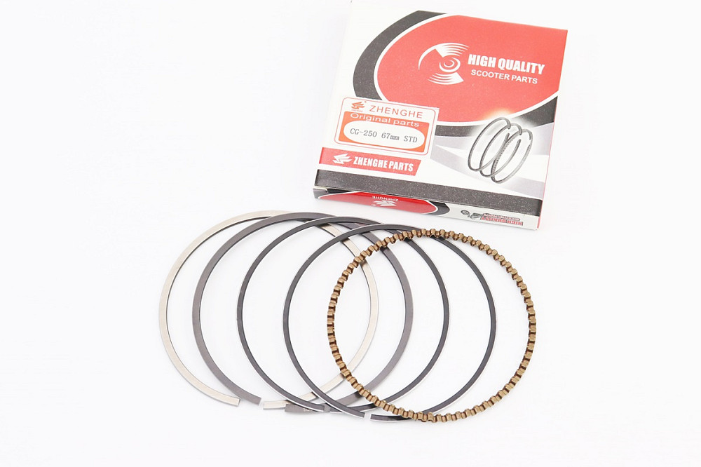 Кільця поршневі 250cc Ø67,0мм STD (товщина – 1,2мм) ZHENGHE Київ - фото 1