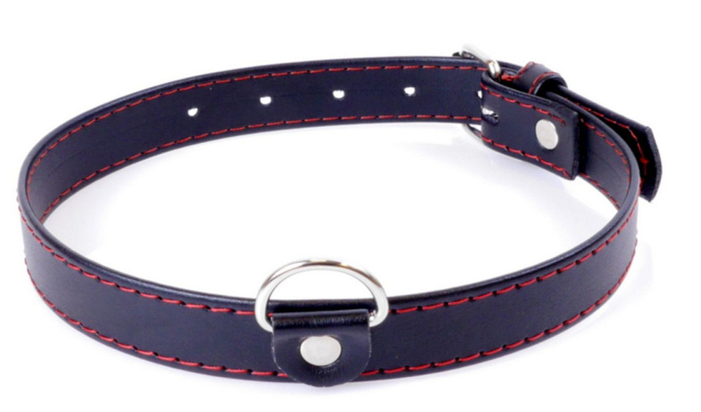 Нашийник зі штучної шкіри Fetish Boss Series - Collar Red Line, BS3300112 Sex Aura Київ - фото 1