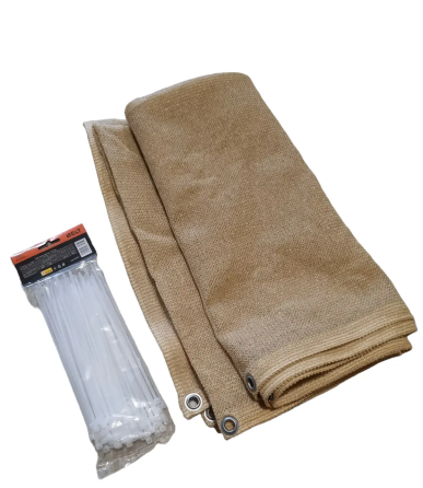 Сетка ширма для балкона 110 г/м² (1 х 3 м) Бежевый Киев