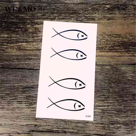 Тимчасове тату "Рибки". Київ