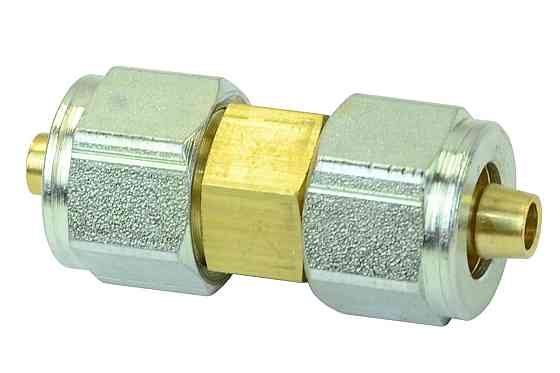 Соединитель трубки прямой 8-8 мм в сборе ПВХ Мукачево