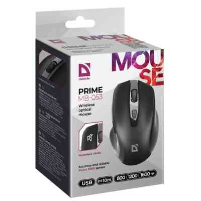 Мышка Defender Prime MB-053 Silent Wireless Black (52053) Винница