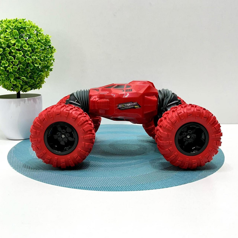 Машина трюкова всюдихід на радіокеруванні трансформер з гнучким корпусом Червона (8023) Чернігів - фото 4