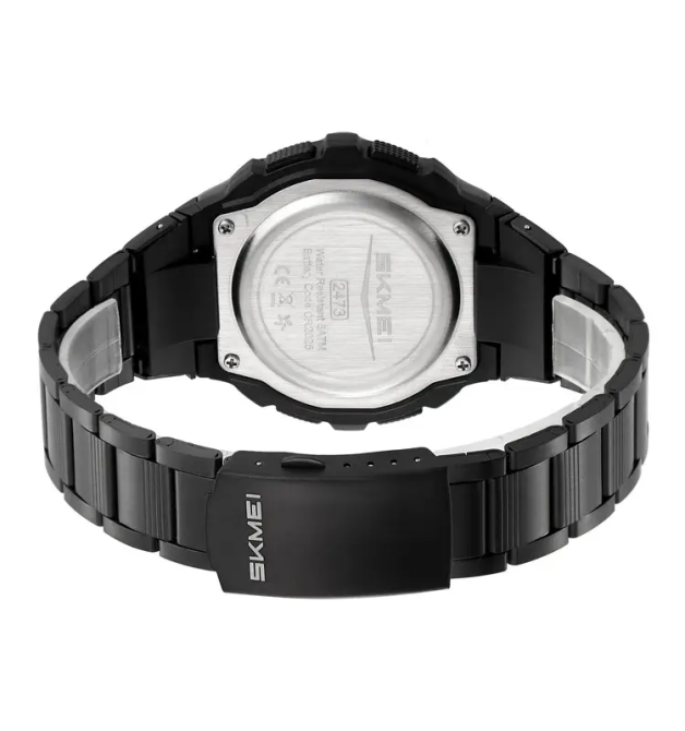 Часы мужские наручные Skmei 2473 Черный Киев - изображение 8