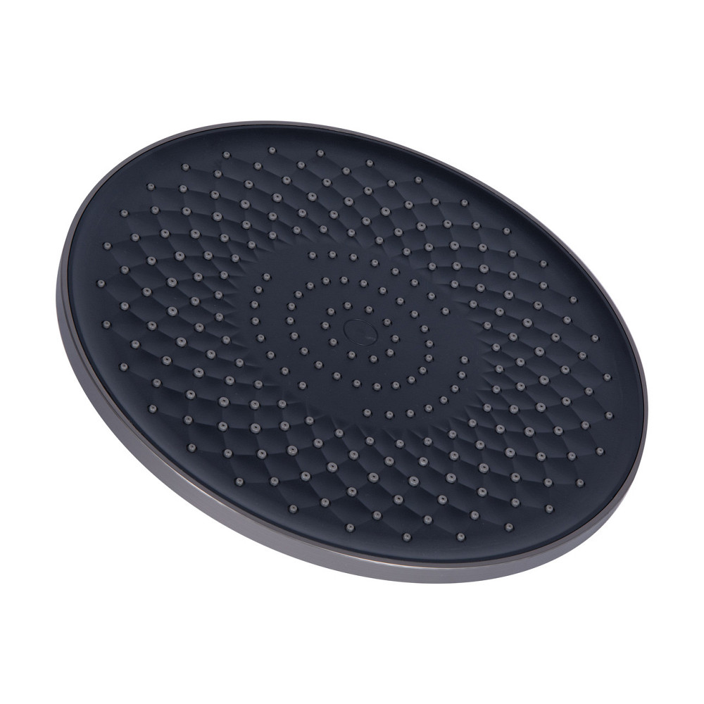 Душова система універсальна Qtap Vlasta New на три споживачі (з виливом) QTVLA111GMB45651 Gunmetal Black PVD Київ - фото 8