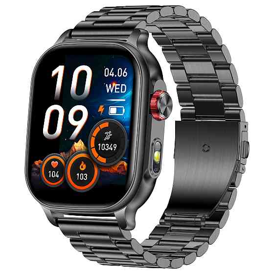 Умные смарт часы Smart Energy Steel Black (2 ремешка) Киев