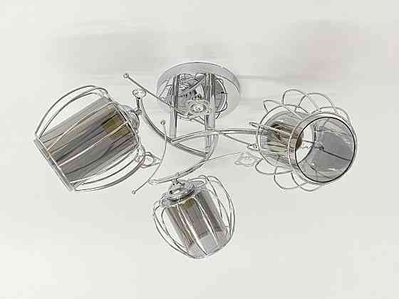 Стельова люстра на 3 плафони 91187B/3 хром Коломия