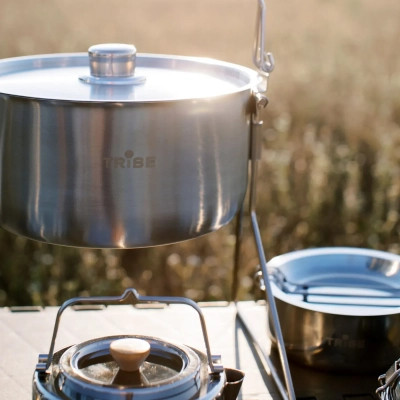 Котел туристичний Tribe Fire Pot 5,4 л сталевий (T-FH-0006-metal) Вінниця - фото 4