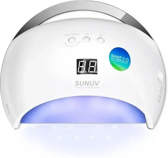 Лампа для манікюру SUN 6 Світлодіодна лампа для нігтів SUN6, 2 в 1 Led/Uv 2.0 для низькоколірного гель-лак Київ