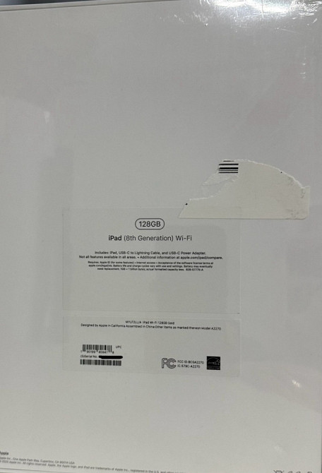 Планшет: iPad 8 Generation 2020, 10.2. 128Gb.Cold Wi-Fi NEW A2270 MYLF2LL/A. Київ - фото 3