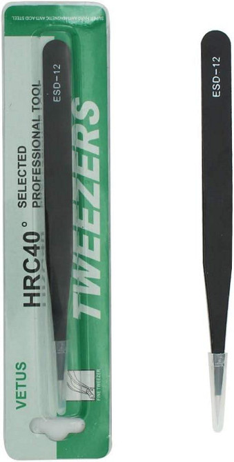 Набір пінцетів для електроніки та ремонту, 6 штук Київ - фото 13