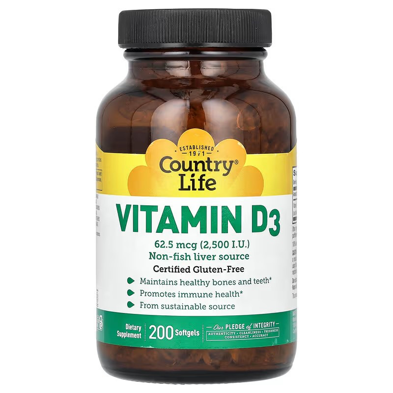 Vitamin D3 2500 МО 200caps Луцк - изображение 1