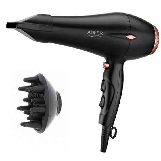 Професійний фен для роботи Adler AD 2244 2000Вт, Фен без шкоди для волосся укладання локонів EF-63 Івано-Франківськ