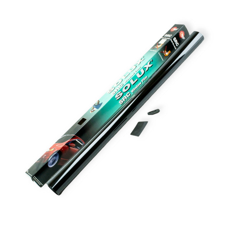 Плівка тонувальна solux 0.75x3m super dark black 3% (src антиподряпин) Мукачево - фото 1