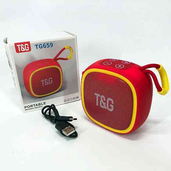 Bluetooth колонка с функцией радио TG659, Уличная блютуз колонка с громким звуком IO-60 Львов