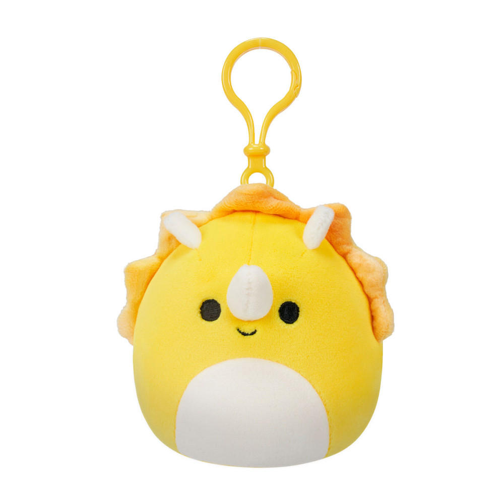 М'яка іграшка на кліпсі Squishmallows – Трицератопс (9 cm) Дніпро - фото 1