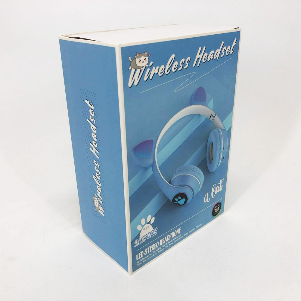 Детские аудио наушники Cat, Беспроводные наушники с кошачьими ушами и микрофоном, Кошачи навушники WY-78 Львов - изображение 3