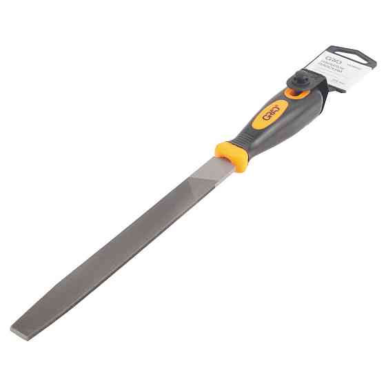 Напильник плоский 200мм №2 двухкомпонентная рукоятка GRAD (4408045) Київ