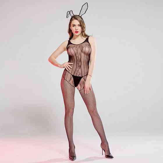 Эротический бодистокинг кружевной из сетки,женское сексуальное белье,универсальный размер рост:145–185 см, One Size черный,7522 Каменец-Подольский