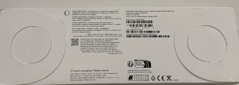 Смарт-часы Apple Watch Series 11 GPS 42mm Jet Black. Харьков - изображение 3