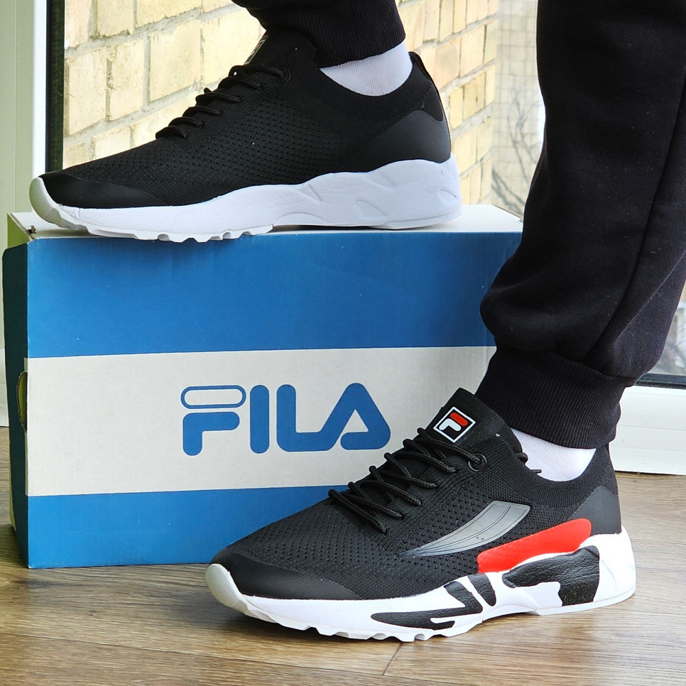 Кроссовки FILA Черные Мужские Фила (размеры: 43) Видео Обзор Днепр - изображение 1