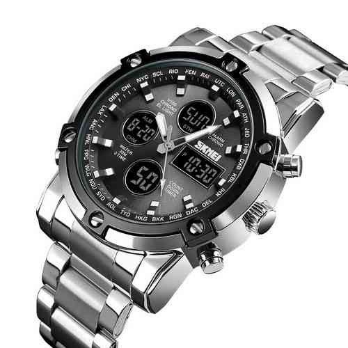Skmei 1389SIBK Silver-Black-Black SBR Київ